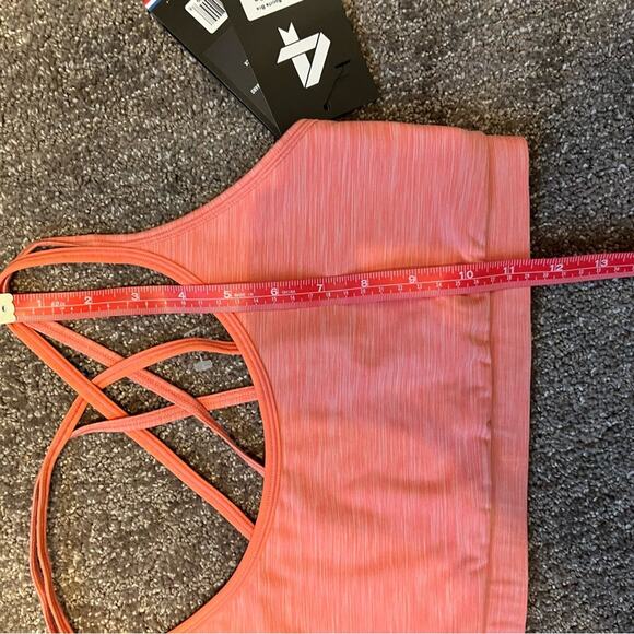 NWT FourLaps Vitality Sports Bra Blush Size Medium - Picture 9 of 10